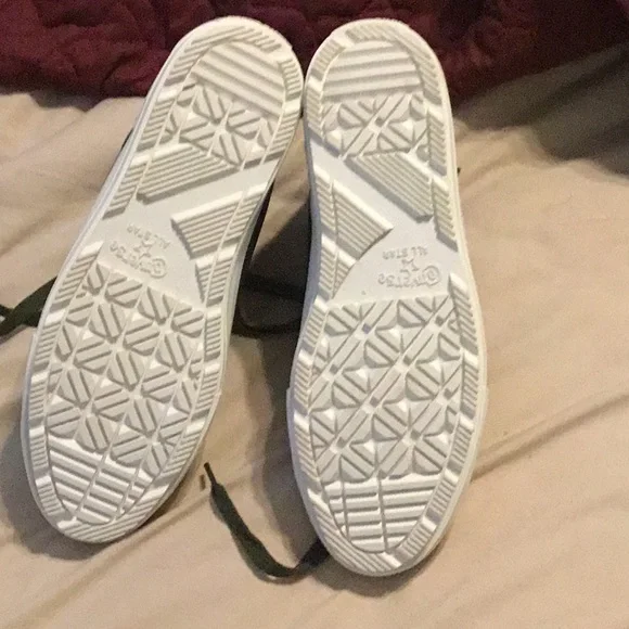 Converse Olive Green High-Top Sneakers - Picture 6 of 6